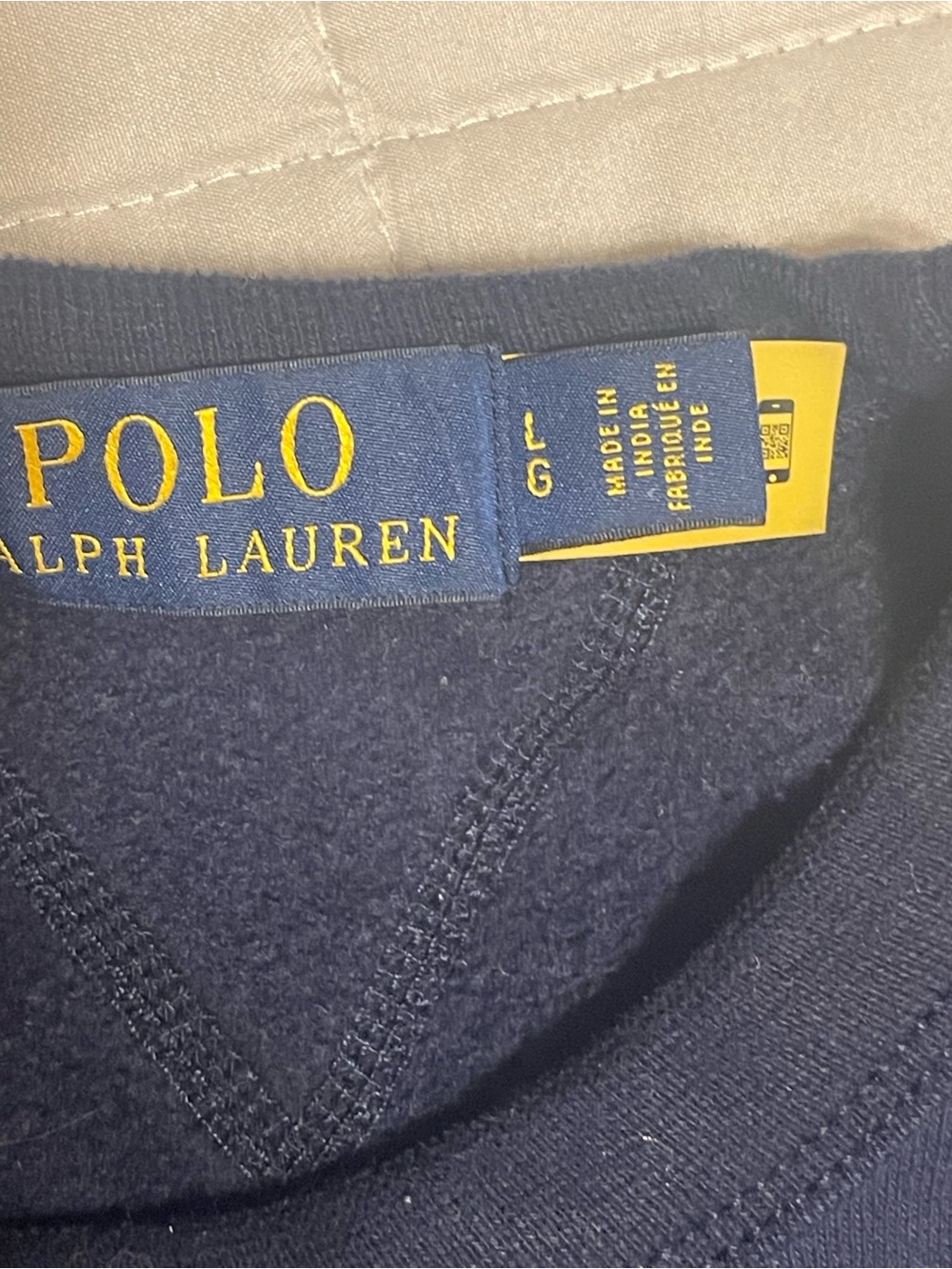 ❤️‍🔥SOLD❤️‍🔥Polo by Ralph Lauren deep Navy,no fading Crewneck Sweatshirt - Picture 2 of 4